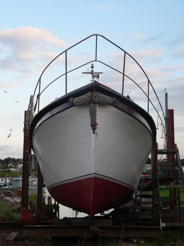 White Lady - bow view