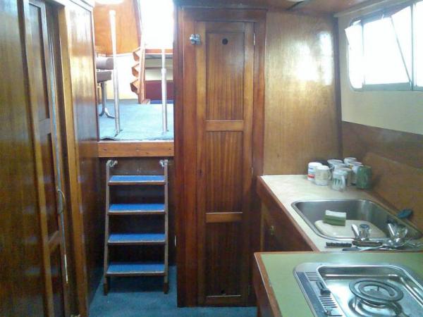 White Lady - interior cabin view