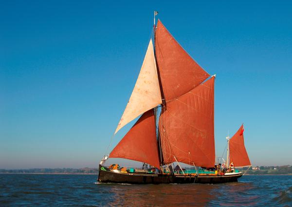 Victor - underway, port side view