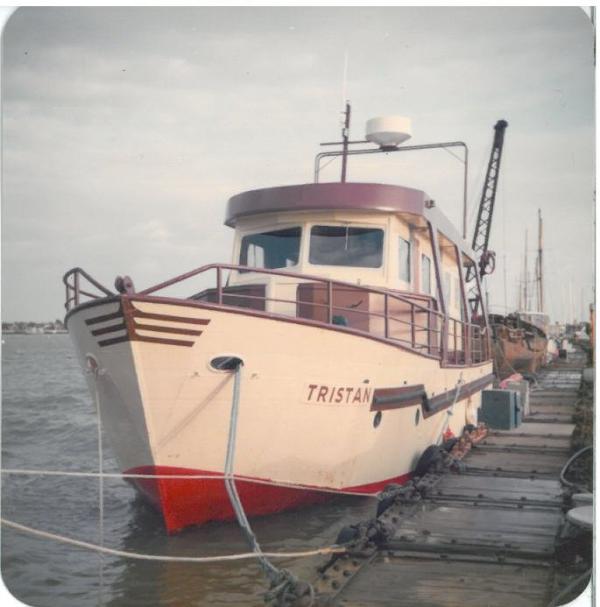 Tristan - port bow view