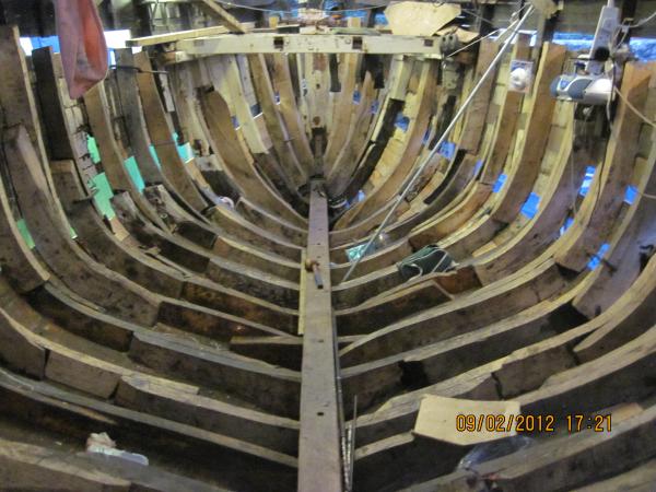 Gladys of Peel - frames, restoration Feb 2012