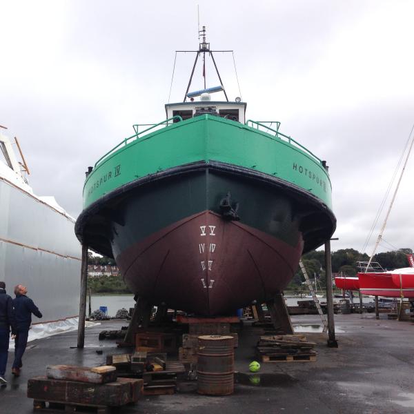 Hotspur IV at Saxon Wharf, October 2014