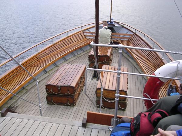 Lady of the Lake - deck area