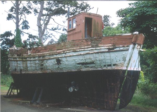 Mary Joseph on dry land - port quarter
