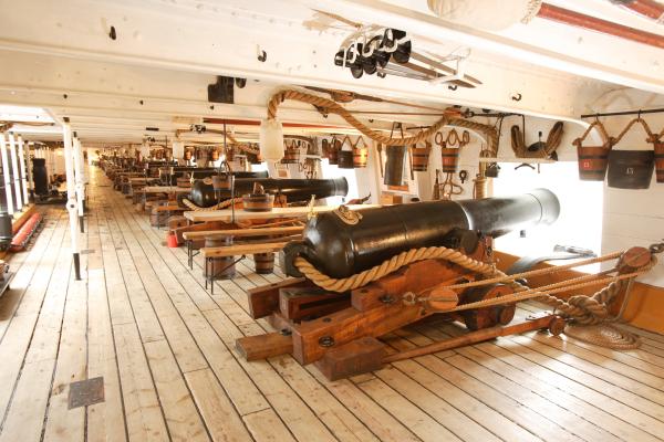 HMS Warrior - cannon