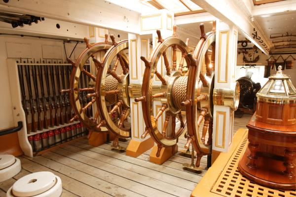 HMS Warrior - wheelhouse