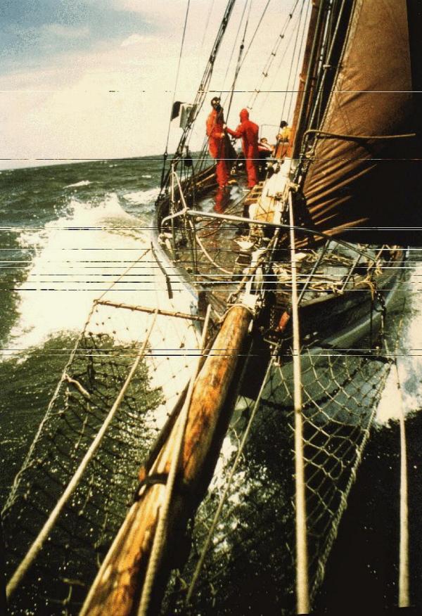 Speedwell - bowsprit looking aft