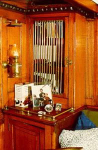 NELL - main saloon detail of locker.