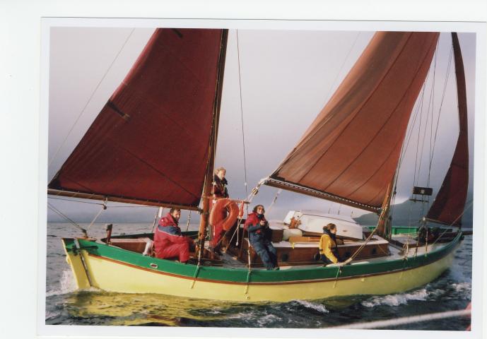 Rawanah - starboard view at the Faroes