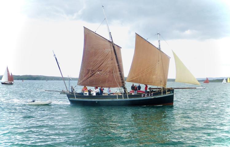 Peel Castle at sail