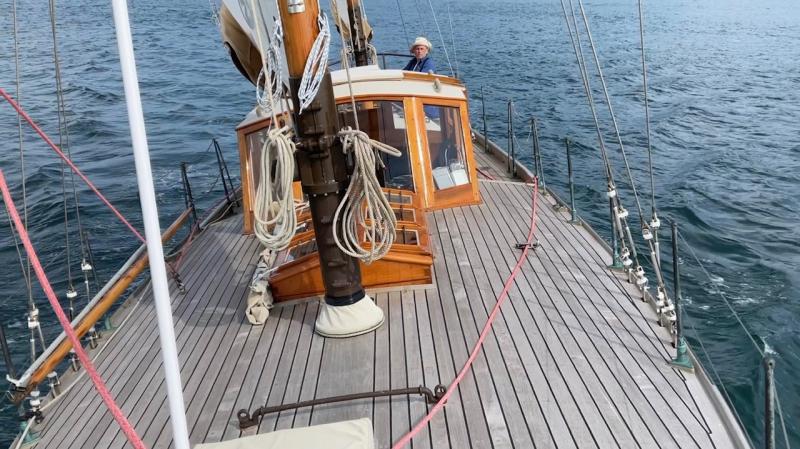 Glengour's foredeck