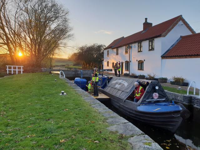 Python at Shaw Lock