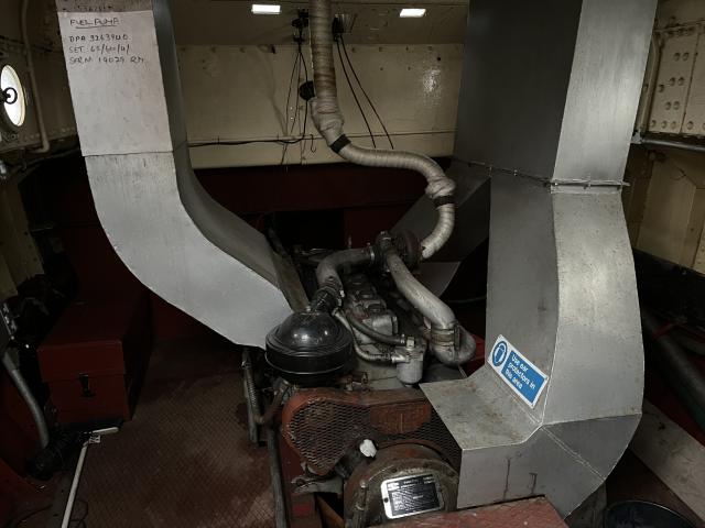 Severn Progress Engine room