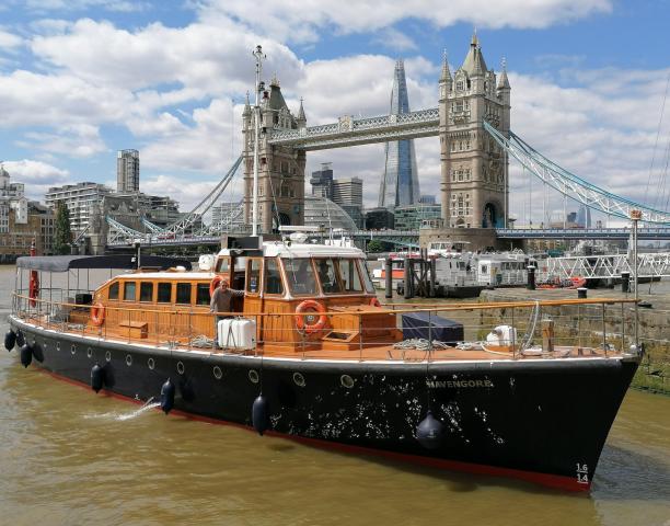 Havengore locking into St Katharine Docks (2024 Photo Comp entry)