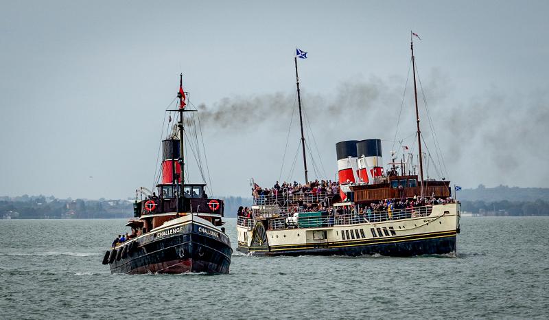 2024 Photo Comp - Old Timers - Challenge and Waverley in the Thames Estuary