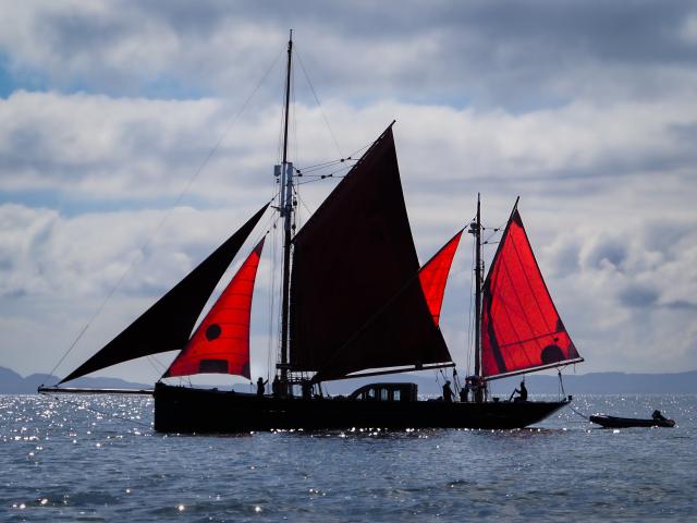 2024 Photo Comp - Provident in silhouette, Firth of Lorne