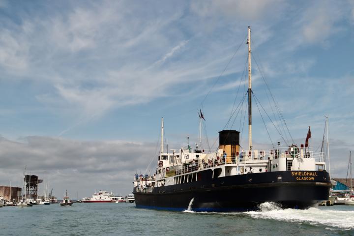 SS Shieldhall outbound from Cowes - 2024 Photo Comp