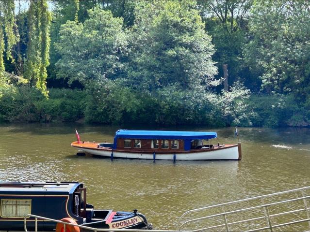 on the canal