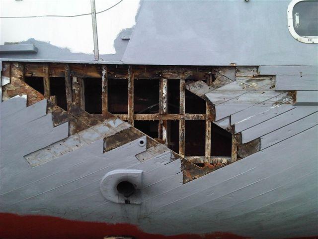 hull planking replacement