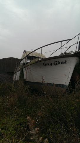 Grey Ghost portside bow view