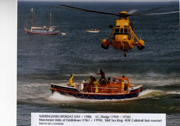 At Sheringham Lifeboat Day 1986