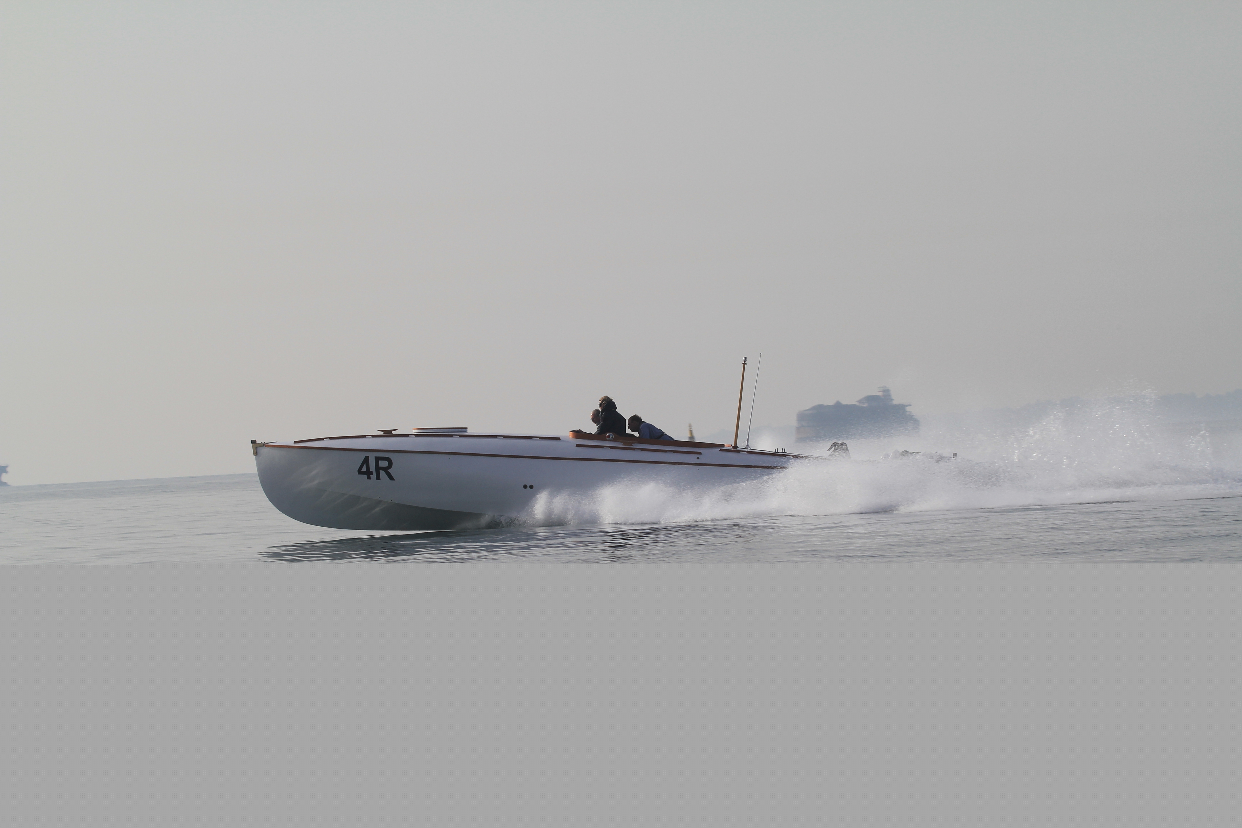 CMB4R during her sea trials