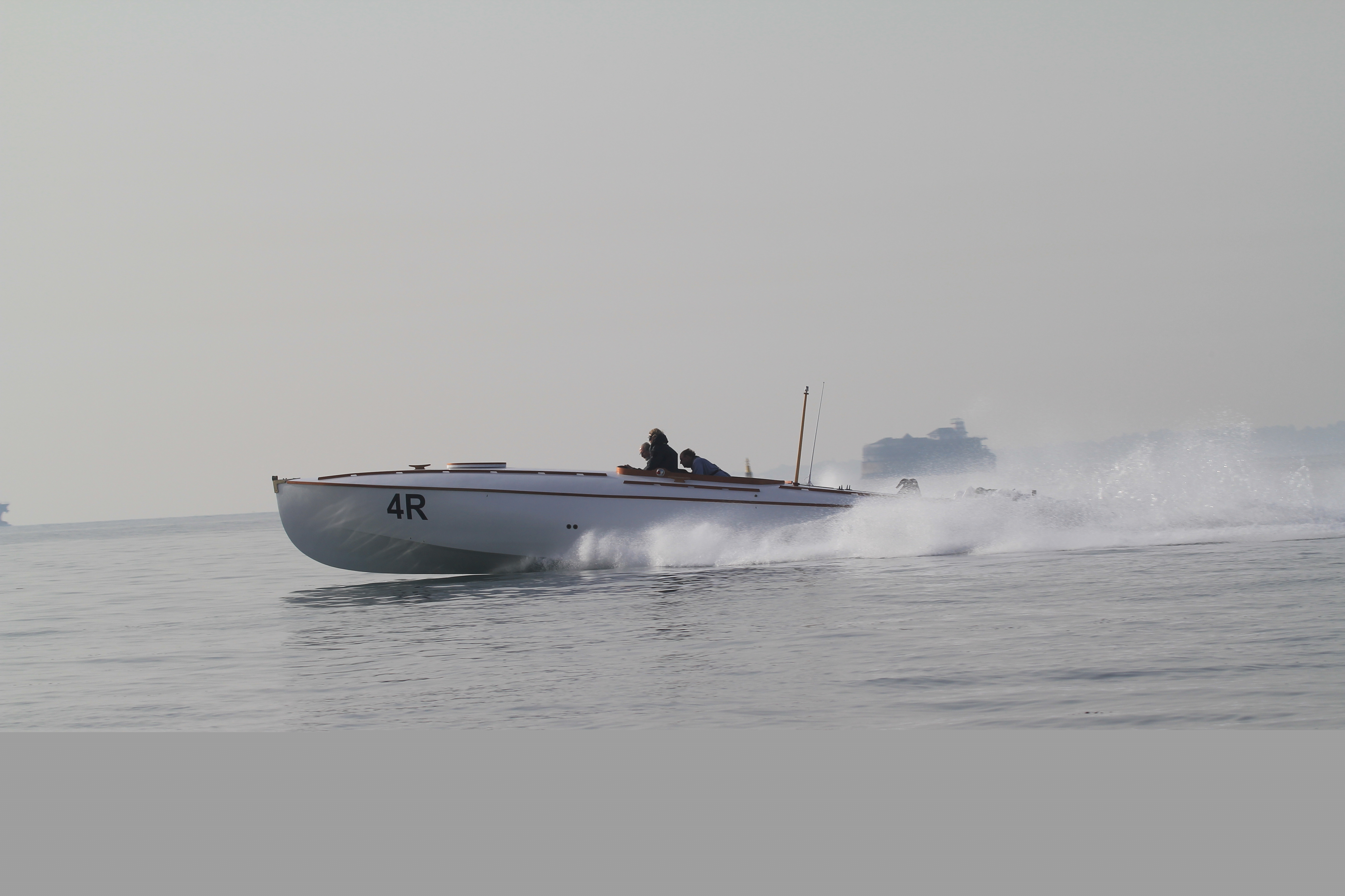 CMB4R during her sea trials