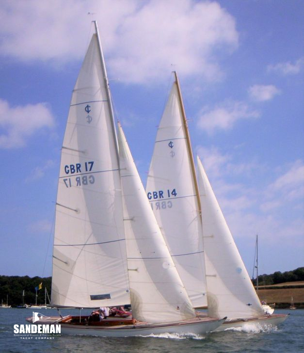 Mitzi under sail