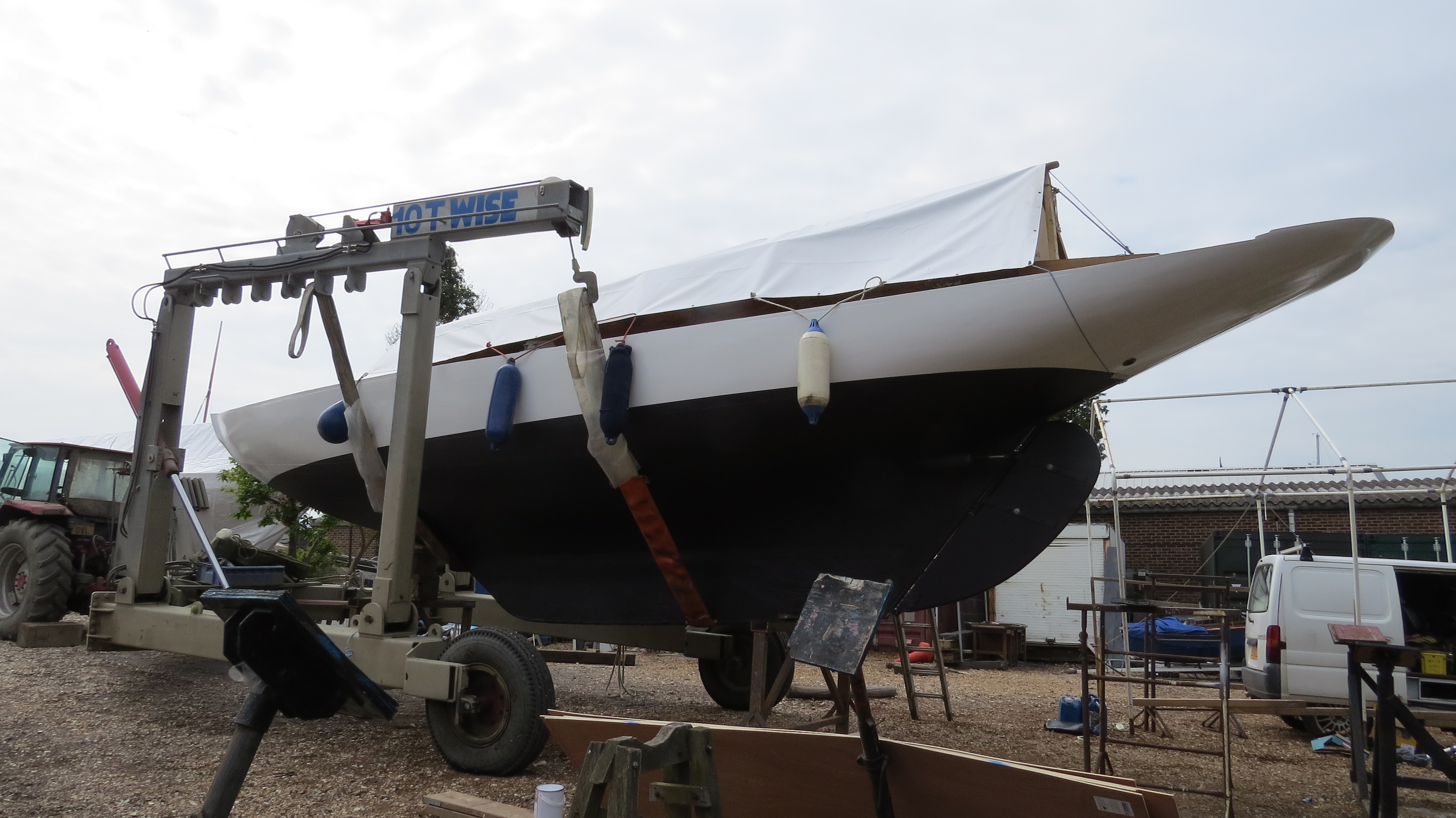 Freya from her portside