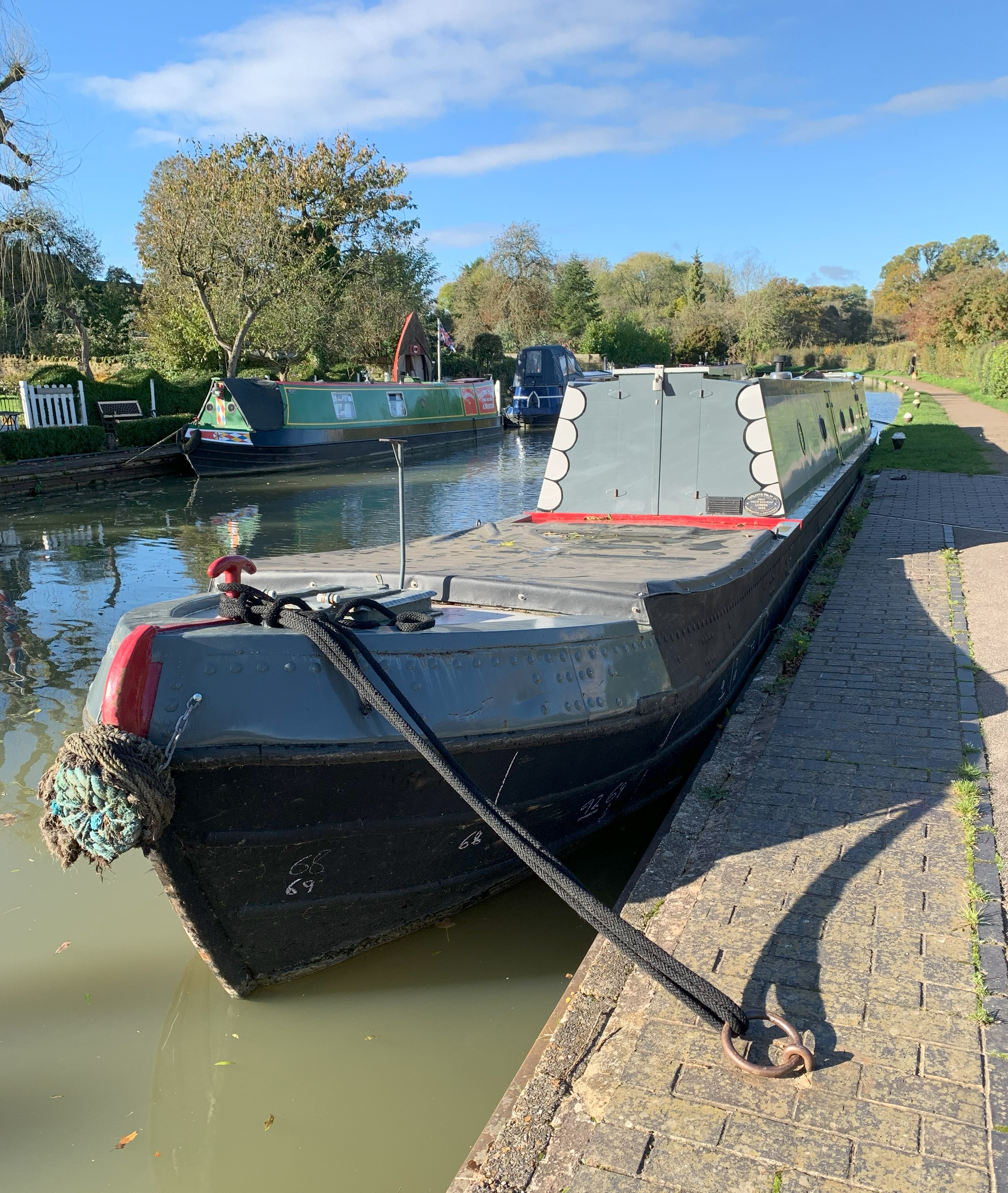 Marcellus from her bow at Stoke Bruerne 