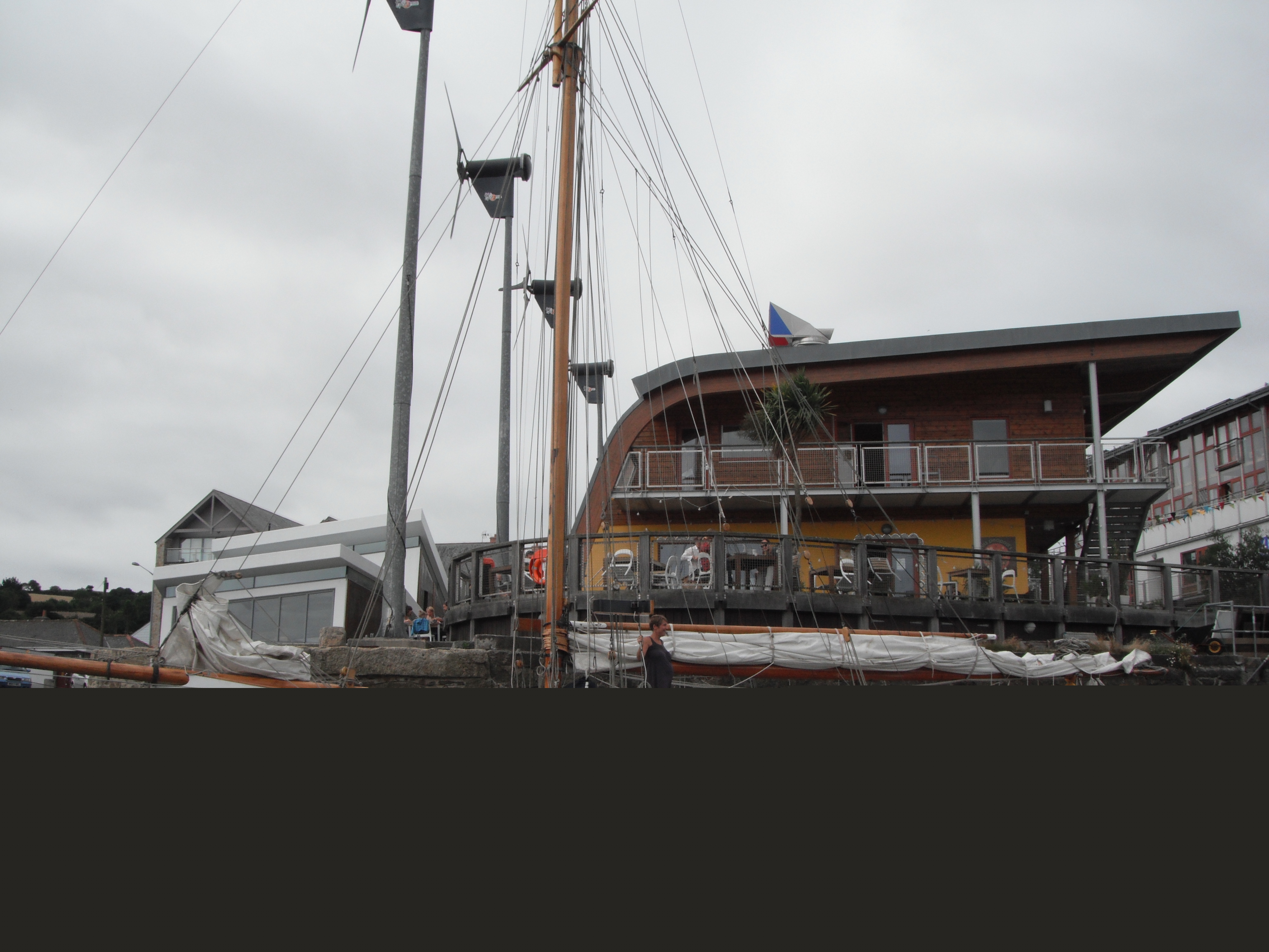 Coryphee moored in Cornwall, 2013