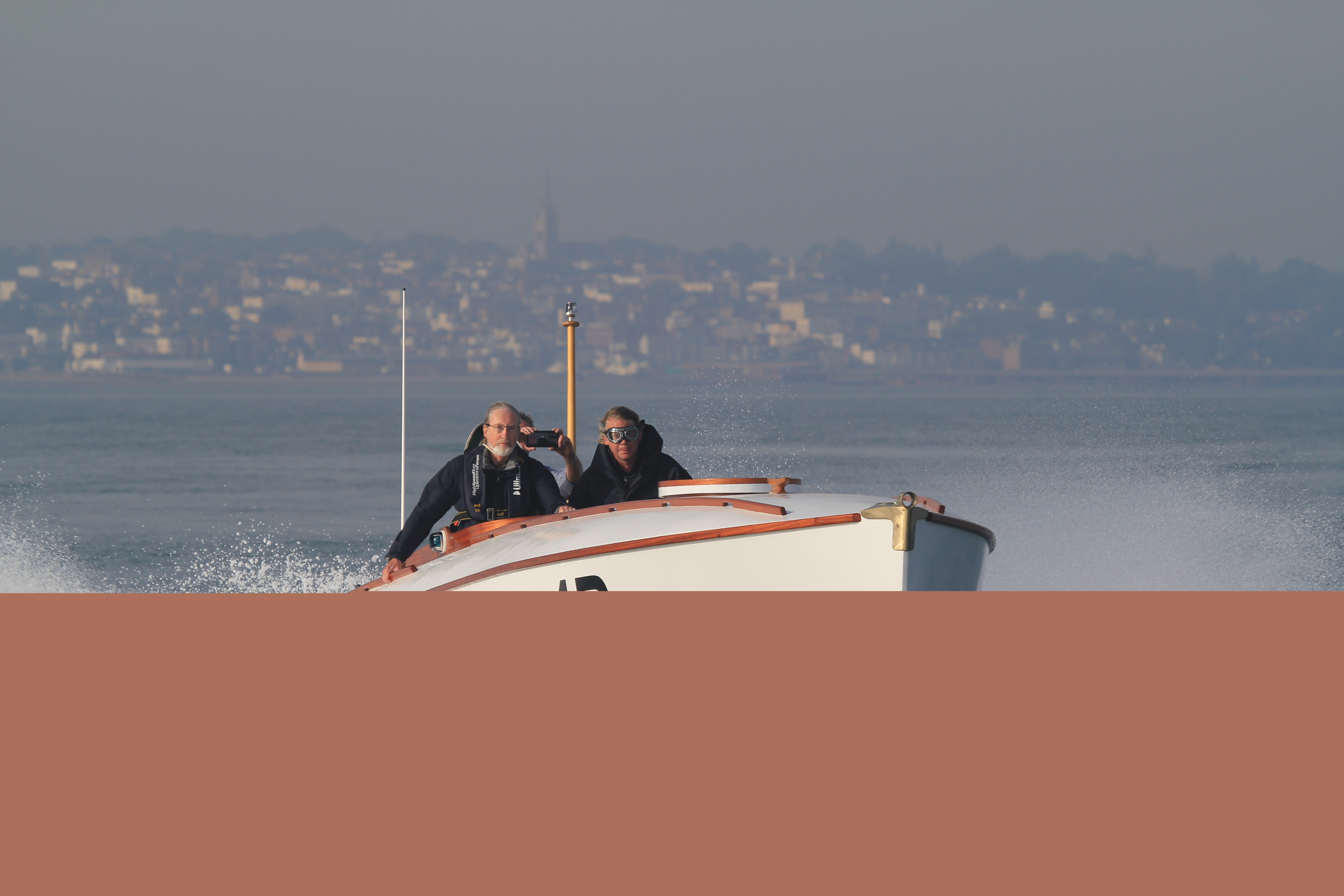 CMB4R during her sea trials