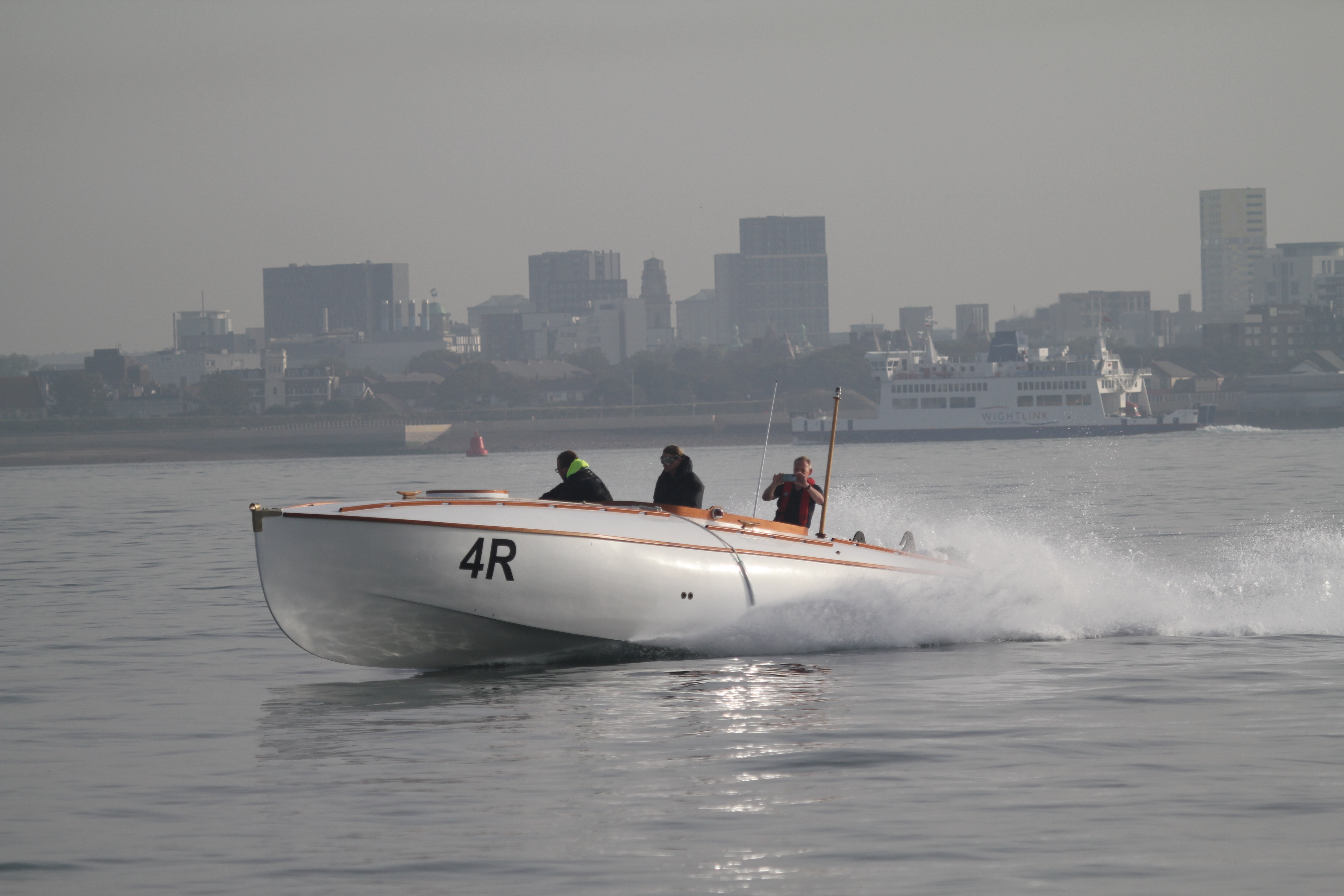 CMB4R during her sea trials