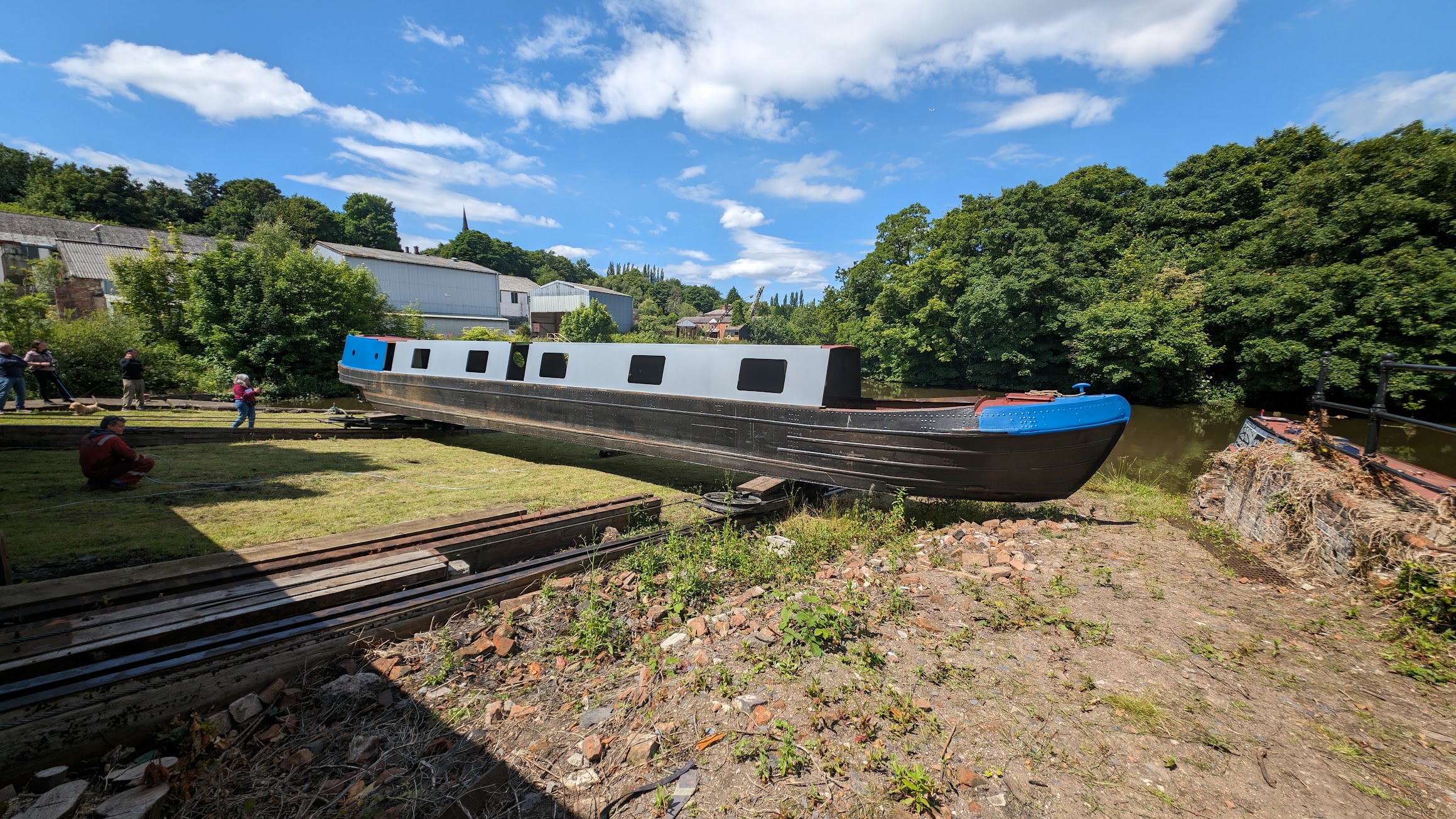 Virgo undergoing restoration at Northwich