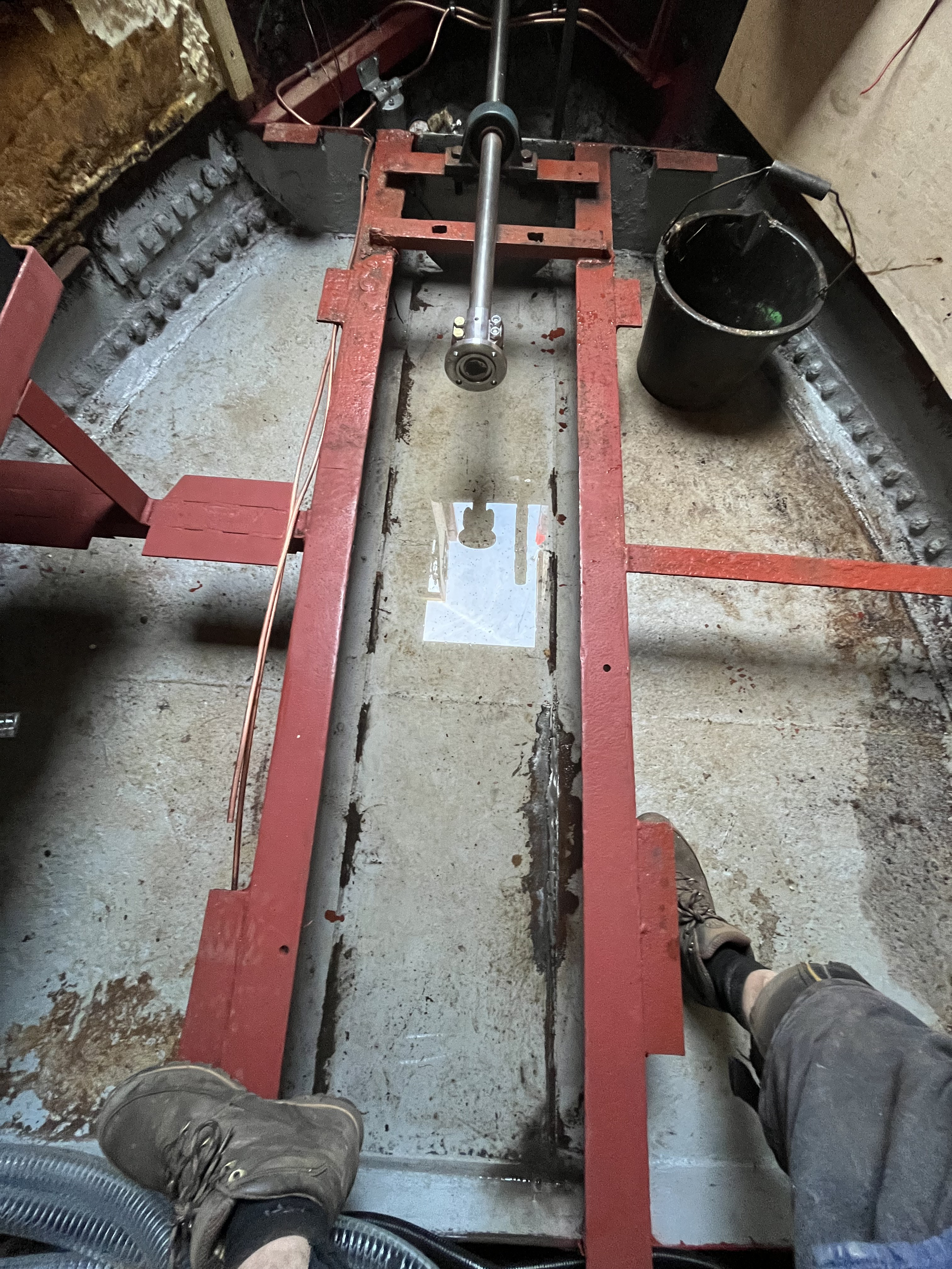 Ivy Hotholer's engine room