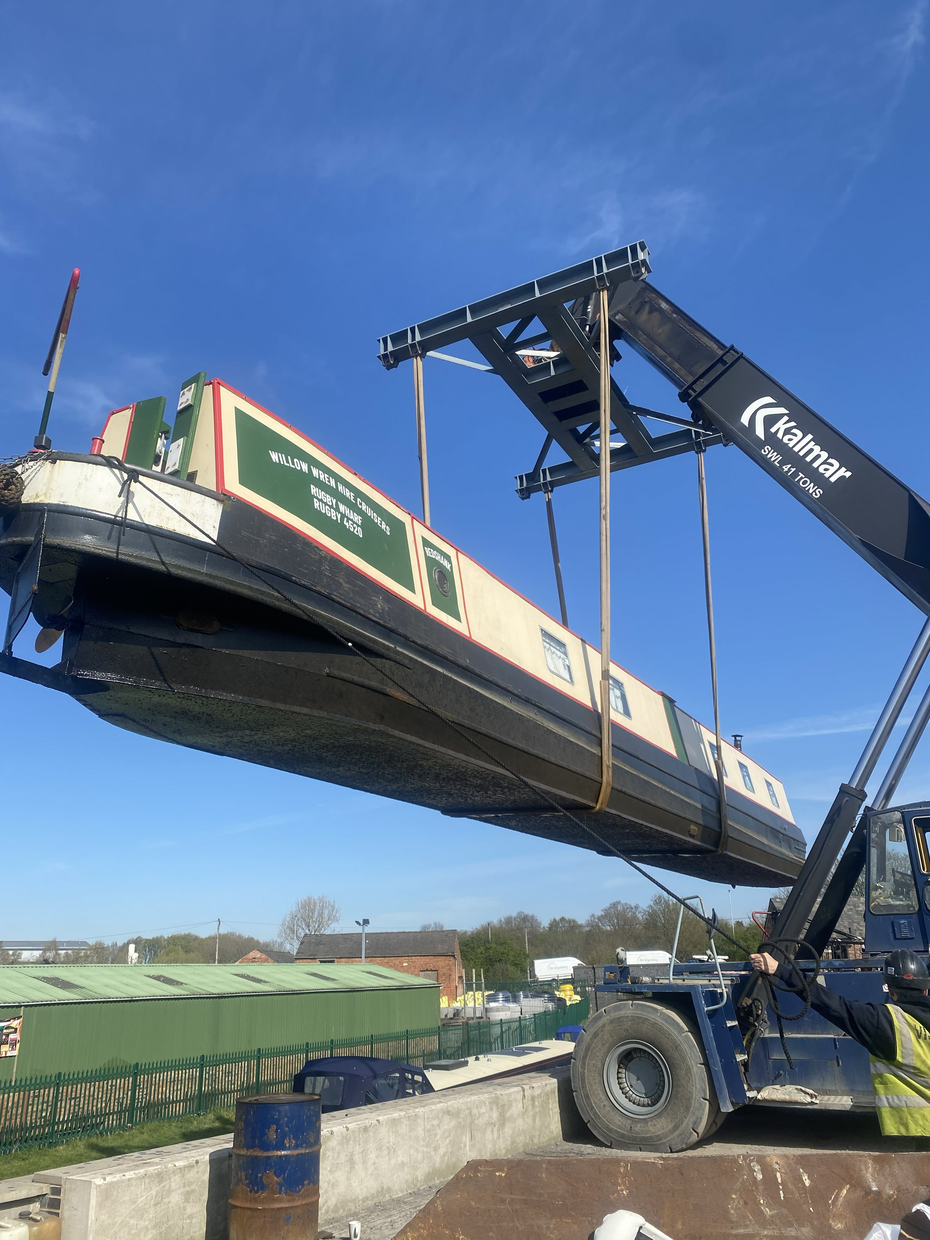 Redshank out of the water
